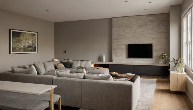 How do you measure the usable art area on a 12-foot living-room wall planning reference